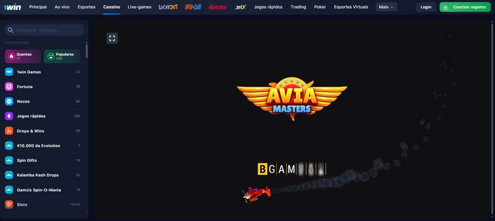 Avia Masters BGaming
